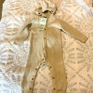 Cozy knit onesie